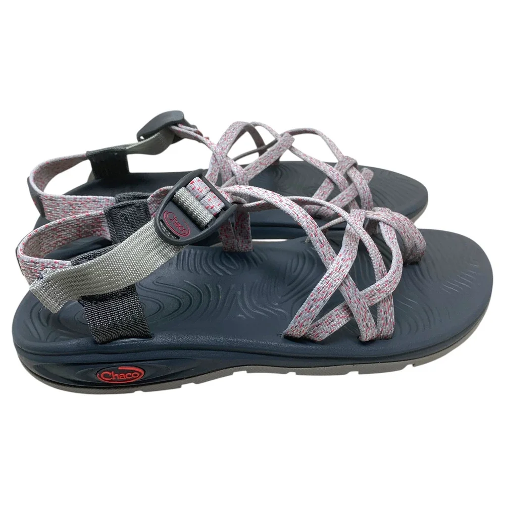 Chaco ZX/2 Cloud Women's Sport Sandals Sz 11 Gray Pink Hiking Water Comfort